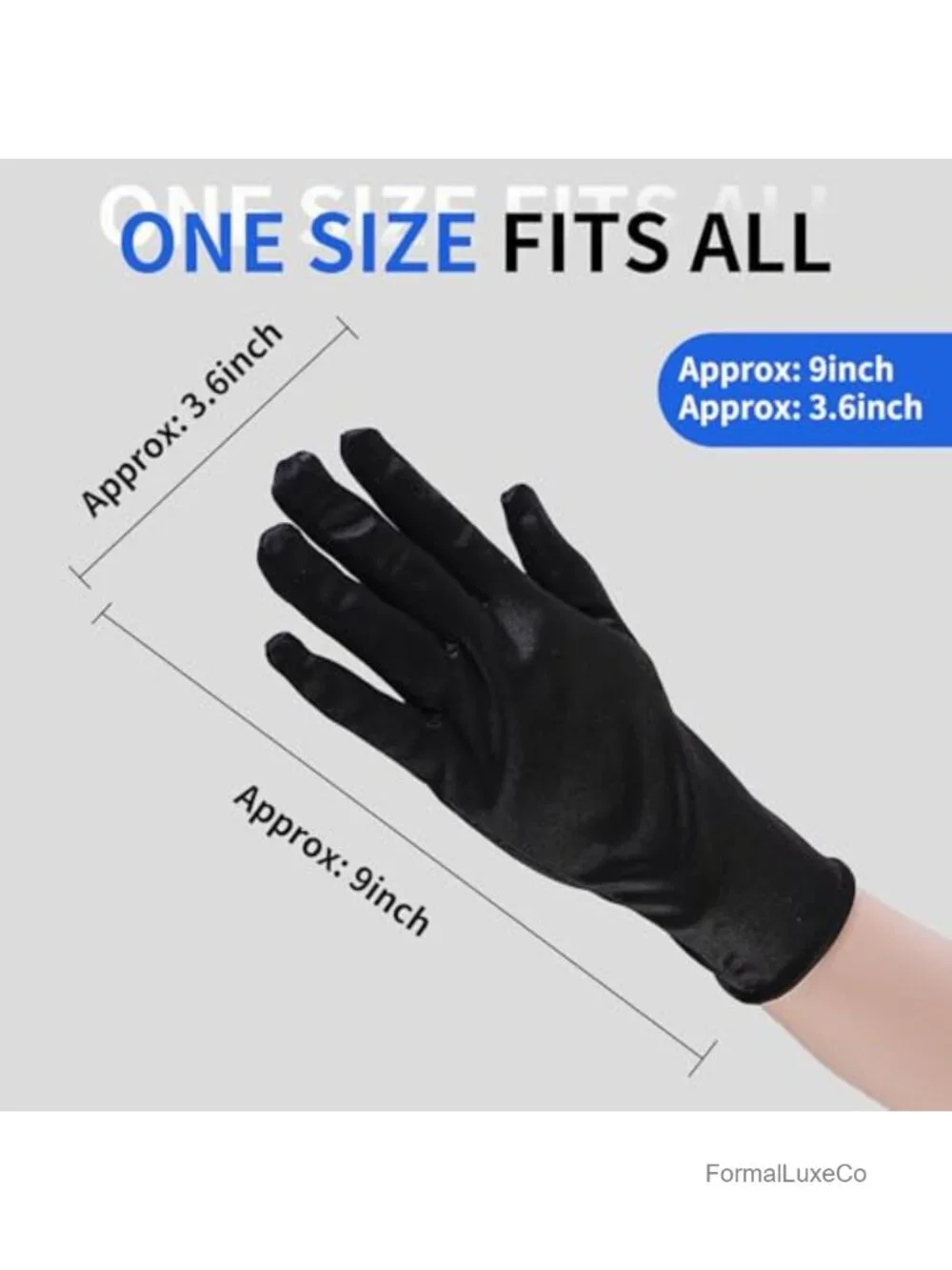 Short Satin Gloves for Women Wedding 1920s Party Costume Accessory